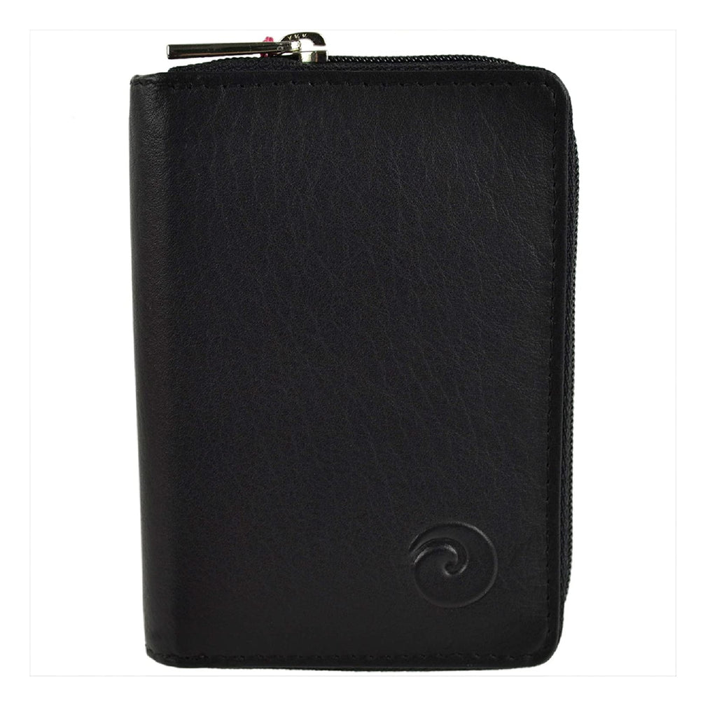 Mala Leather Origin Concertina Card Holder with RFID (552 5) Black