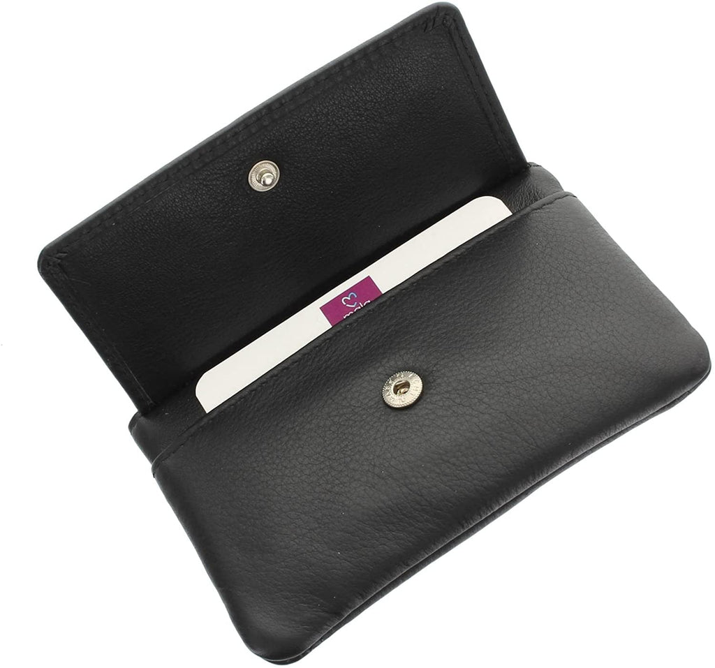 Mala Leather Origin Collection Leather Coin Purse with RFID Protection 4110_5 Black - Hothouse