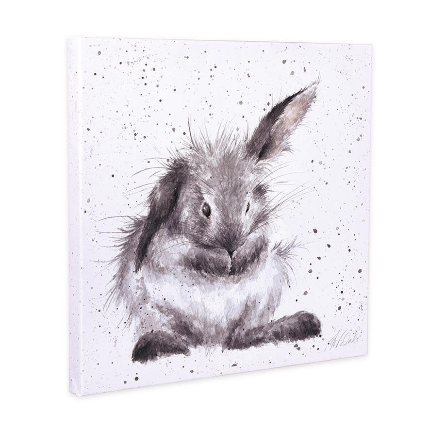 Wrendale Designs 'Bathtime' Bunny Rabbit 20cm Canvas - Hothouse