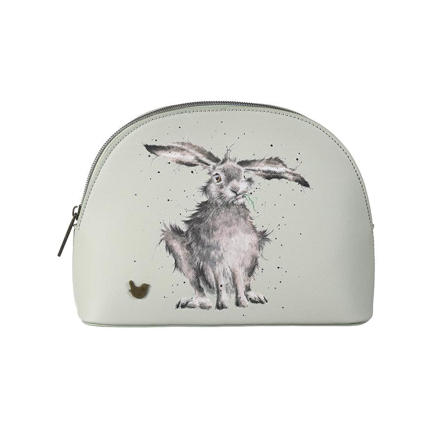 Wrendale Designs - 'Hare-Brained' Hare Medium Cosmetic Bag - Hothouse