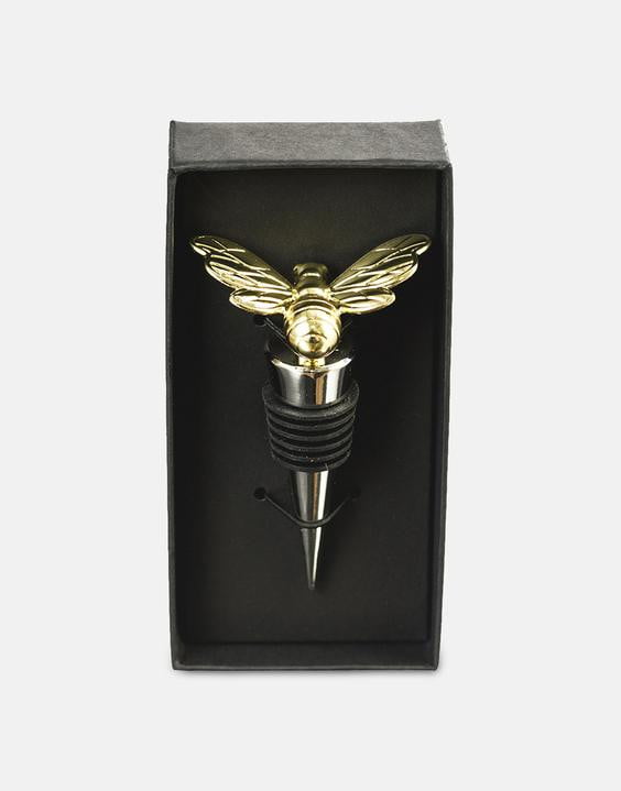 The Just Slate Company - Gold Bee Bottle Stopper - Hothouse