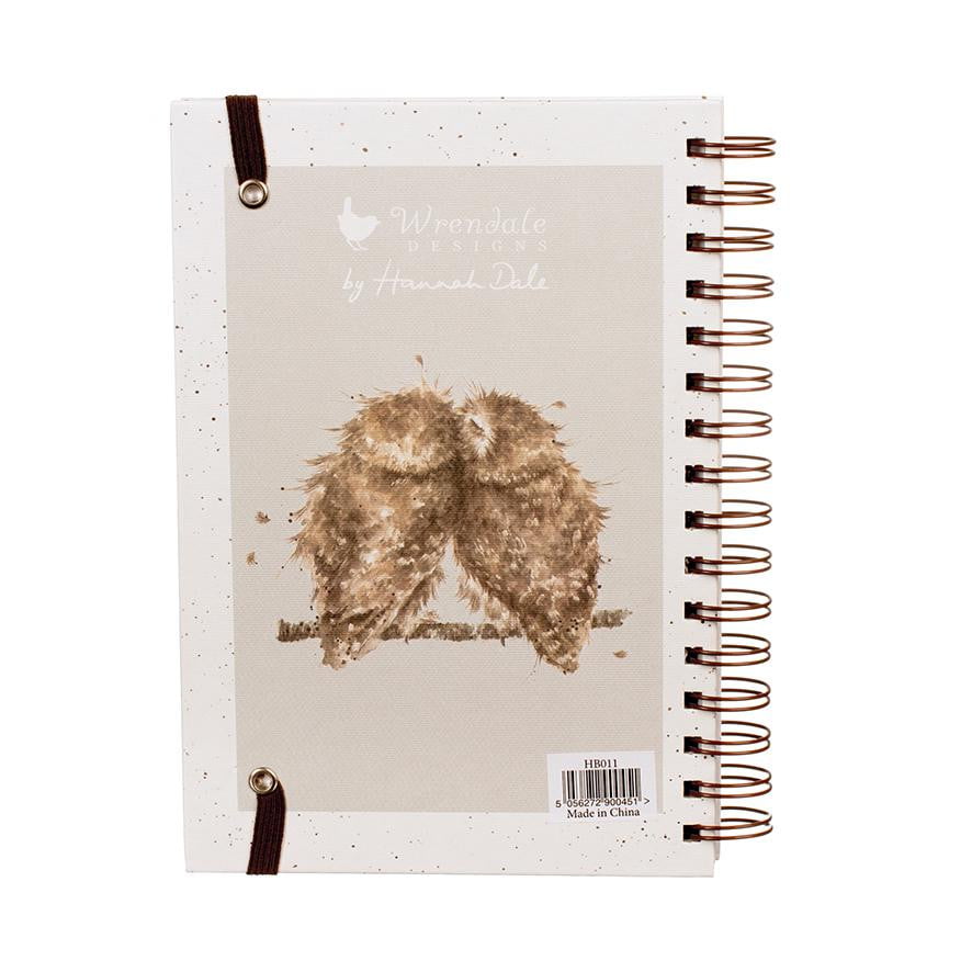 Wrendale Designs - Birds of a Feather Owl Spiral Notebook - Hothouse