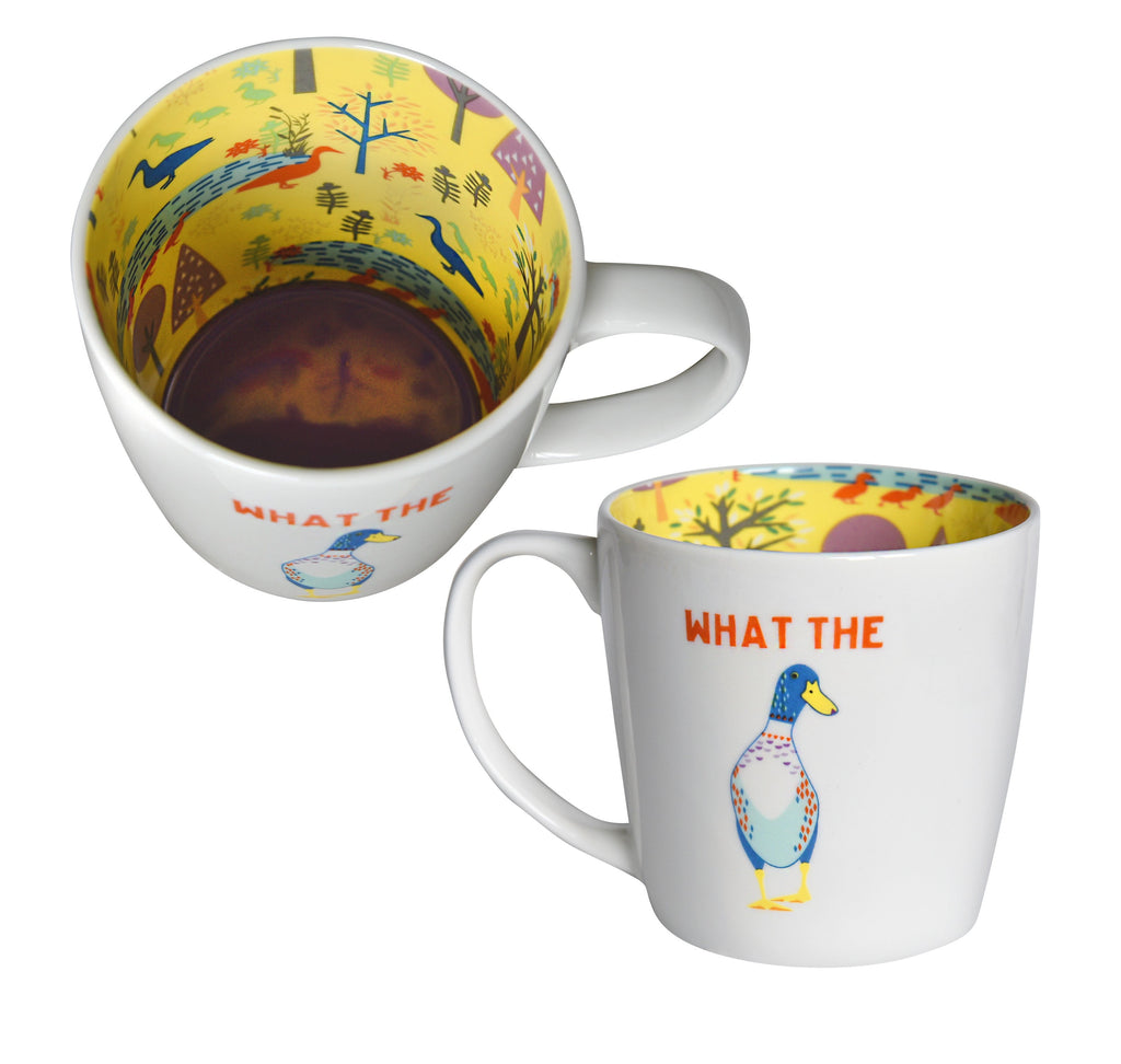 What the 'Duck' Ceramic Inside Out Mug - Hothouse