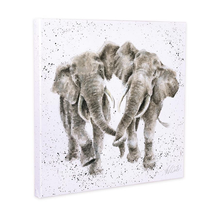 Wrendale Designs - 'Irrelephant' Elephant 20cm Canvas Print - Hothouse