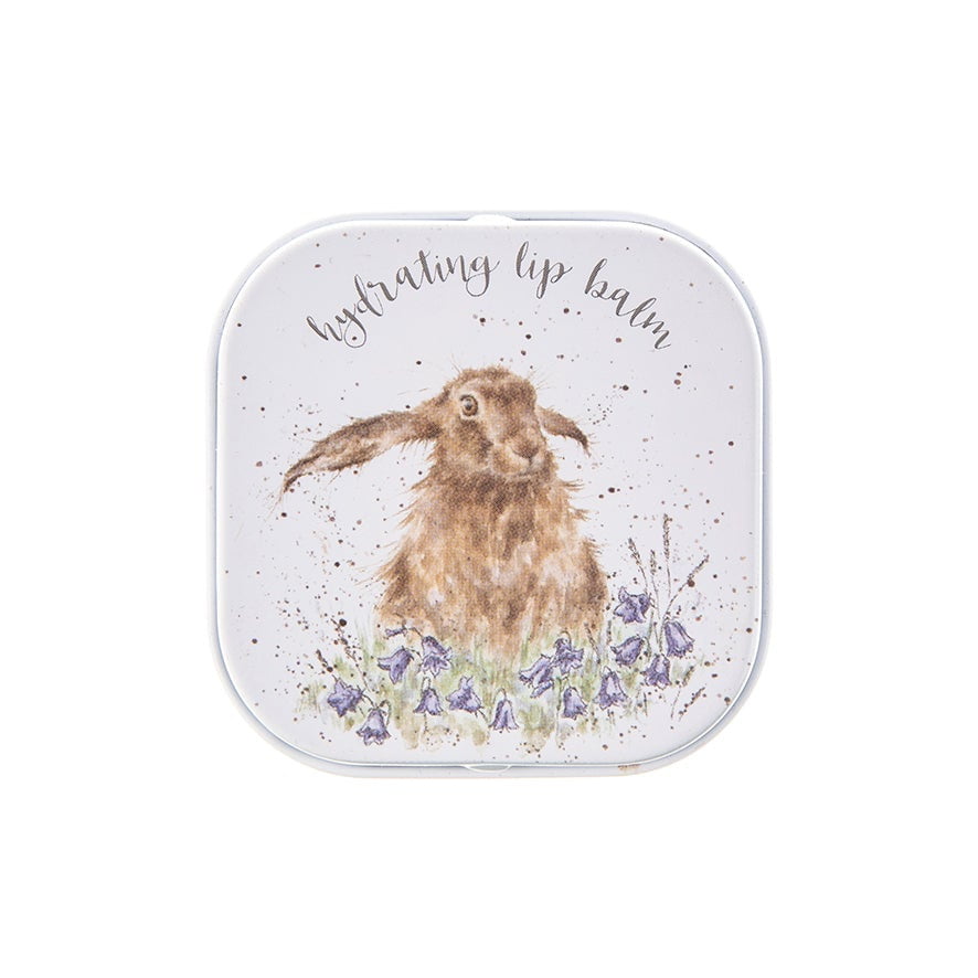 Wrendale Designs - 'Bright Eyes' Hare Lip Balm Tin - Hothouse