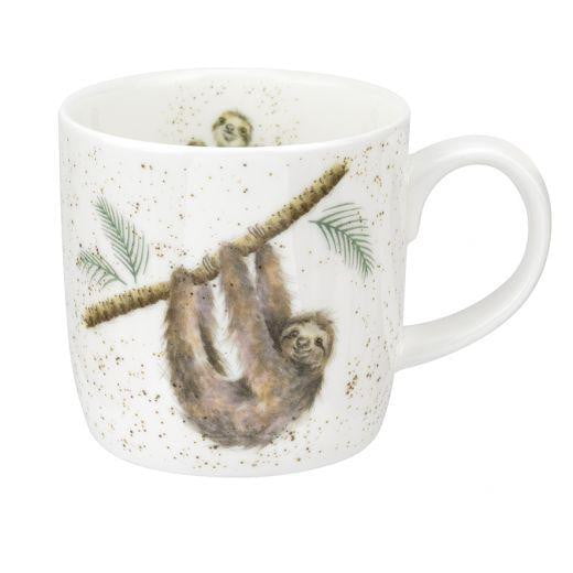 Wrendale Designs - Hanging Around Sloth Mug by Hannah Dale - Hothouse