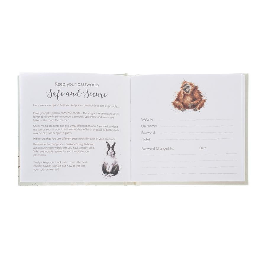 Wrendale Designs 'Bessie' Cow Password Book - Hothouse