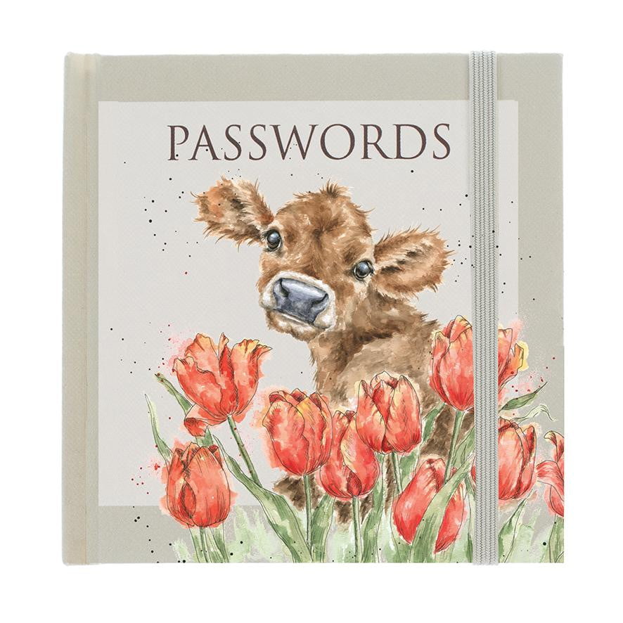 Wrendale Designs 'Bessie' Cow Password Book - Hothouse