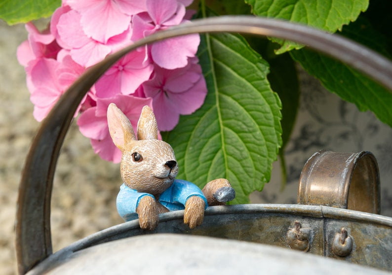Beatrix Potter - Peter Rabbit Climbing Pot Buddy Hanging Ornament - Hothouse