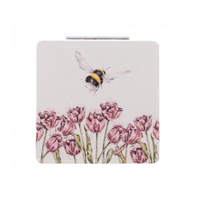 Wrendale Designs 'Flight of the Bumblebee' Bee Compact Mirror - Hothouse