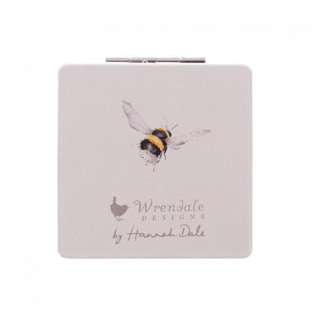 Wrendale Designs 'Flight of the Bumblebee' Bee Compact Mirror - Hothouse
