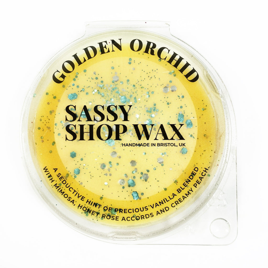 Sassy Shop Wax - Golden Orchid Wax Melts - 70g (approx. 72 hours burn time) - Hothouse