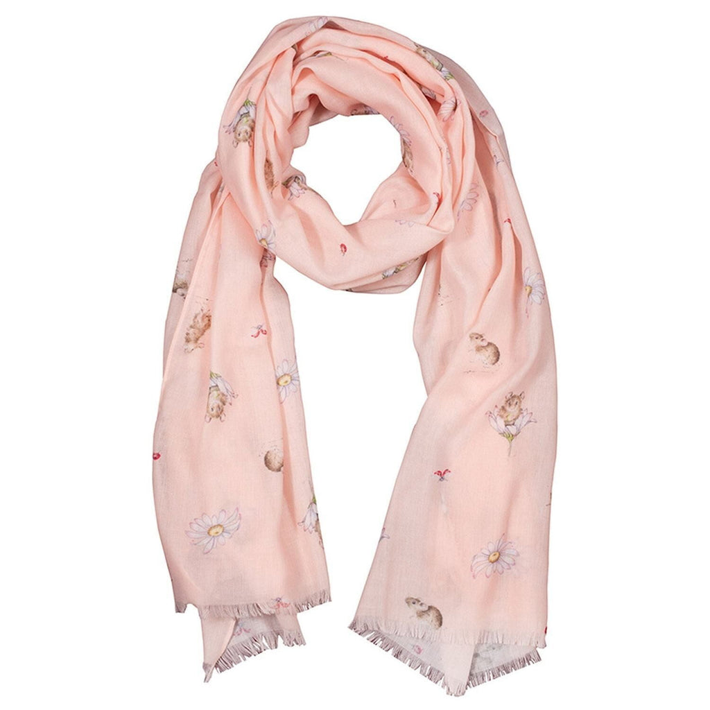 Wrendale 'Oops a Daisy' Mouse Scarf - Hothouse