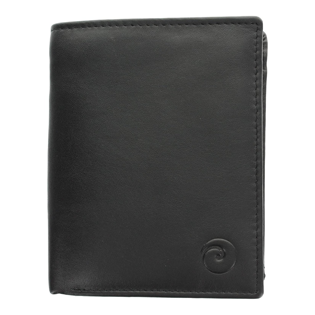 Mala Leather Men's Black Bi-Fold Wallet with RFID Protection 111_5