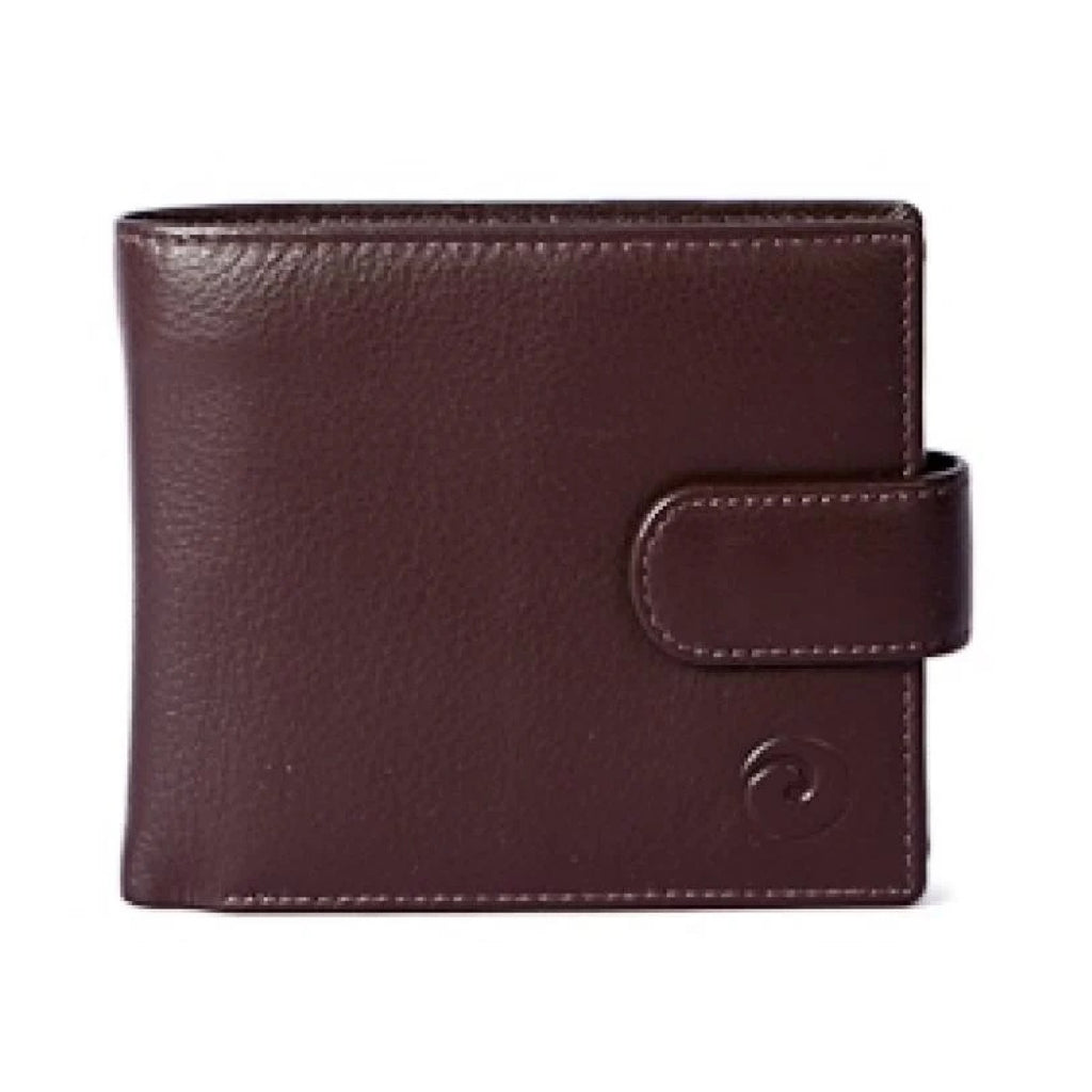 Mala Leather Men's Brown Tab Wallet with Coin Pocket & RFID Protection - 127 5