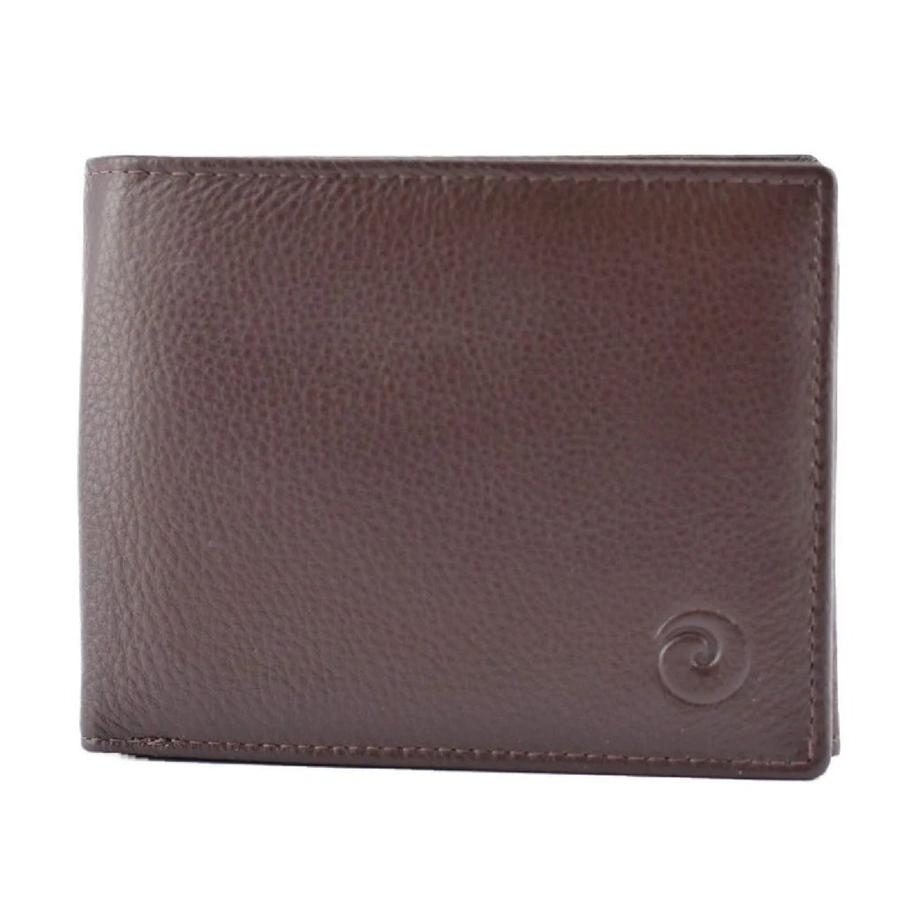 Mala Leather - Men's Brown Bi-Fold Wallet with RFID Protection 129_5