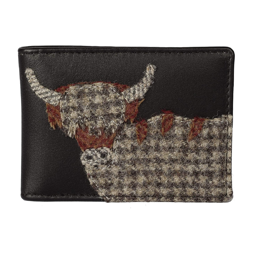 Mala Leather Angus the Cow Card Holder RFID