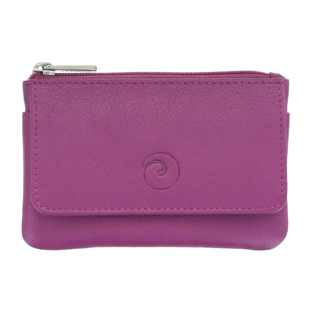 Mala Leather Origin Berry Coin Purse with RFID Protection 4110_5