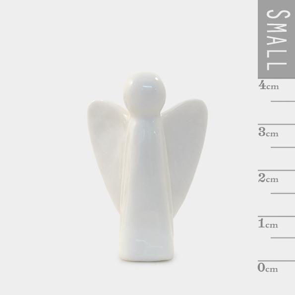 East of India Matchbox Ornament - Porcelain Angel (2674) - Hothouse