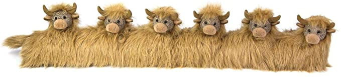 Dora Designs Angus Senior Highland Cow Draught Excluder - Hothouse