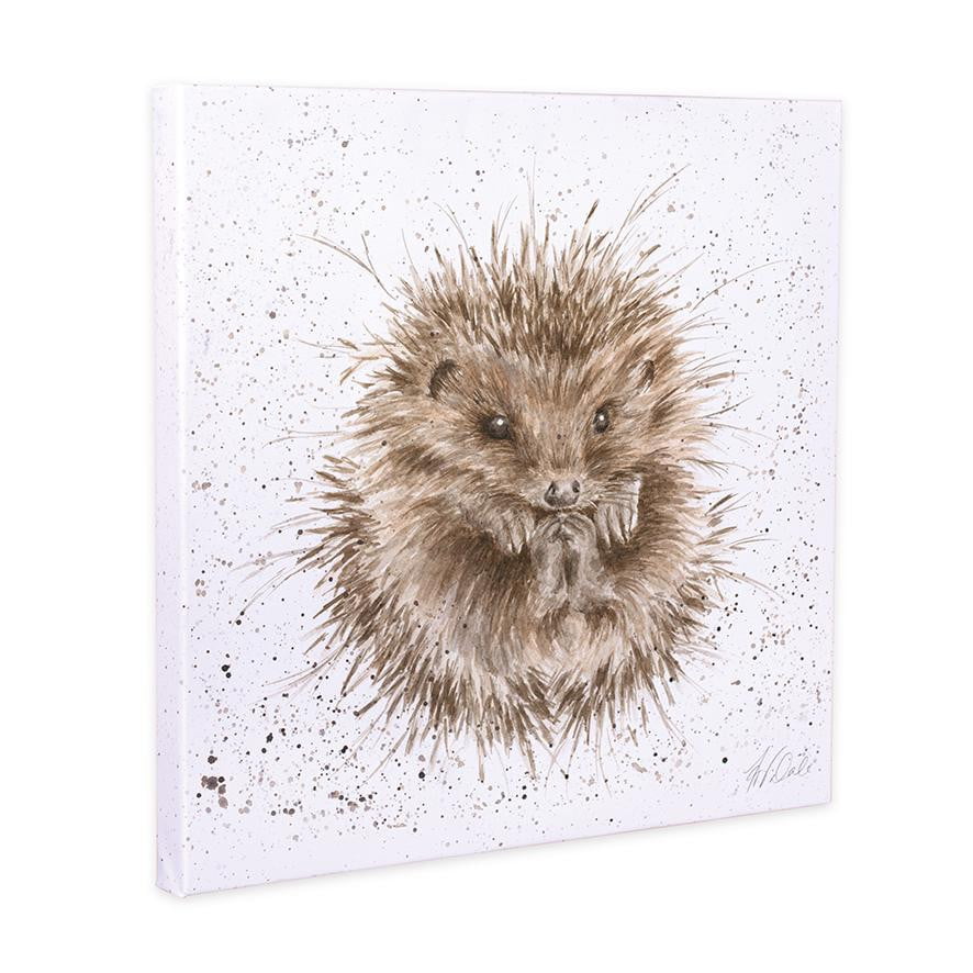 Wrendale Designs - 'Awakening' Hedgehog 20cm Canvas - Hothouse