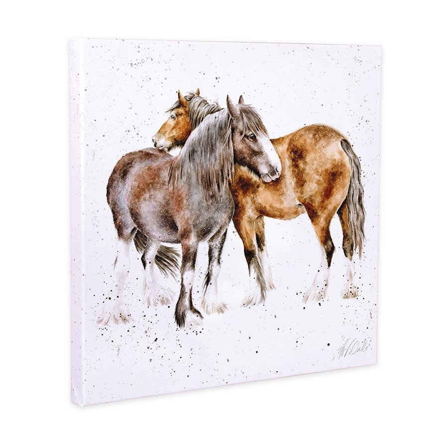 Wrendale Designs - 'Side by Side' Horse Canvas Print - Hothouse
