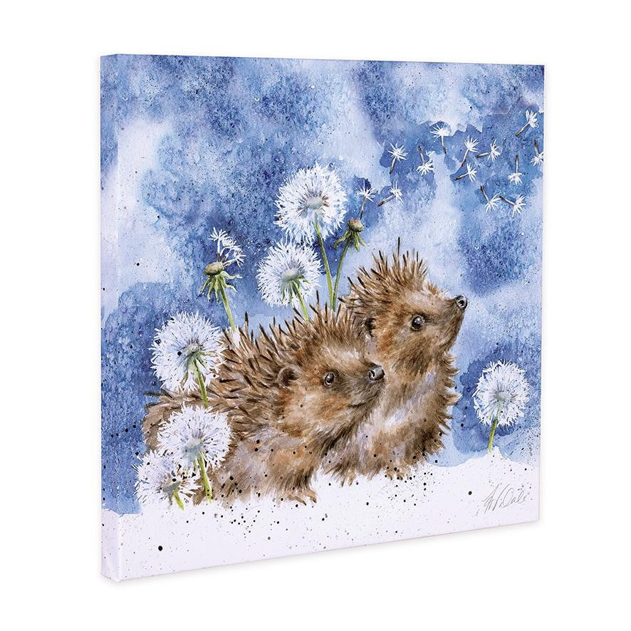 Wrendale Designs - 'Brighter Days' Hedgehog Canvas - Hothouse