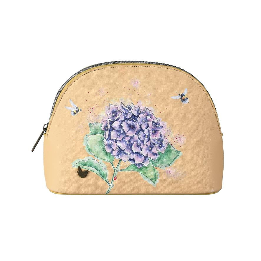 Wrendale Designs - 'Hydrangea' Bumblebee Medium Cosmetic Bag - Hothouse