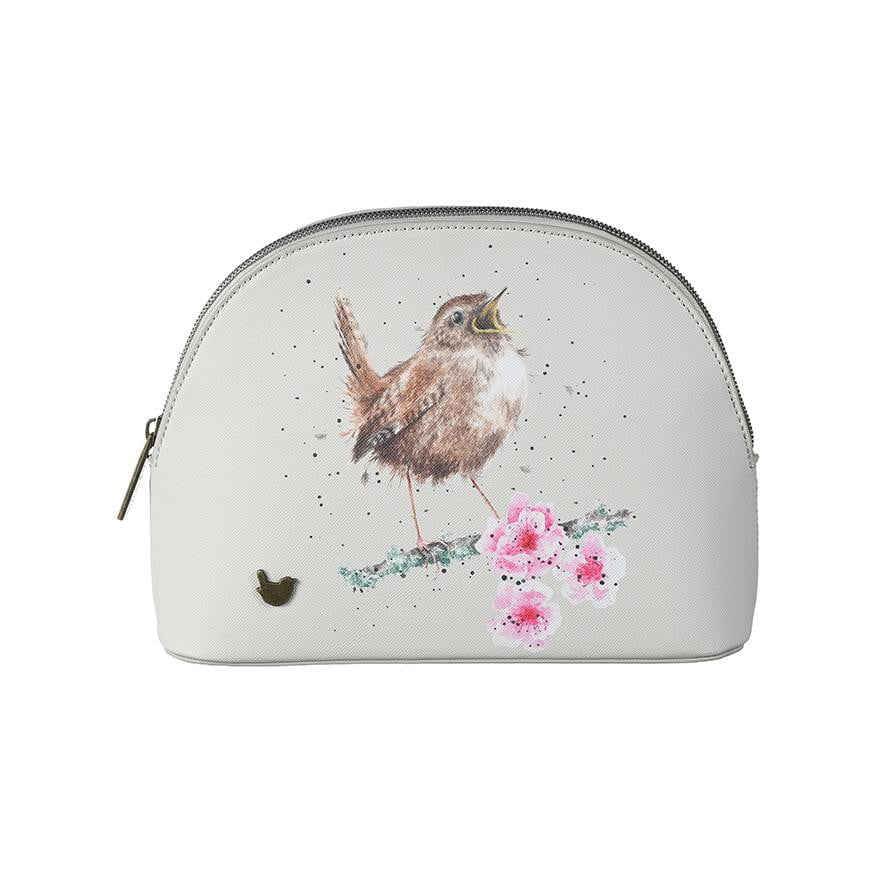 Wrendale Designs - 'Little Tweets' Wren Medium Cosmetic Bag - Hothouse