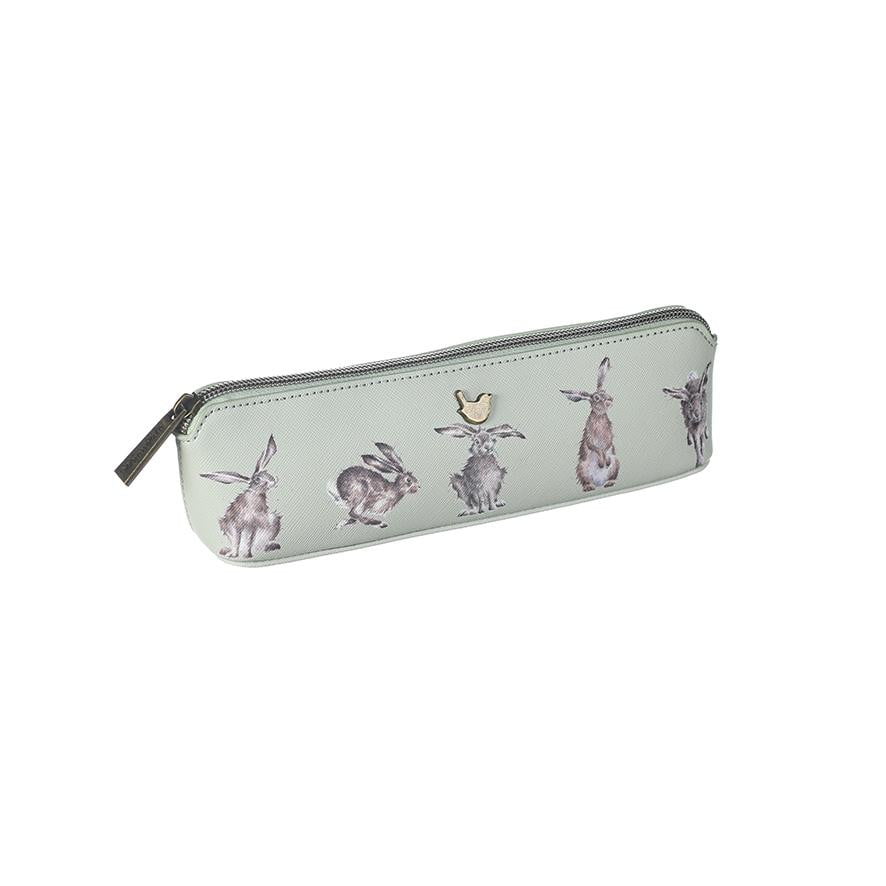 Wrendale Designs - 'Hare-Brained' Hare Brush Bag/ Pencil Case - Hothouse