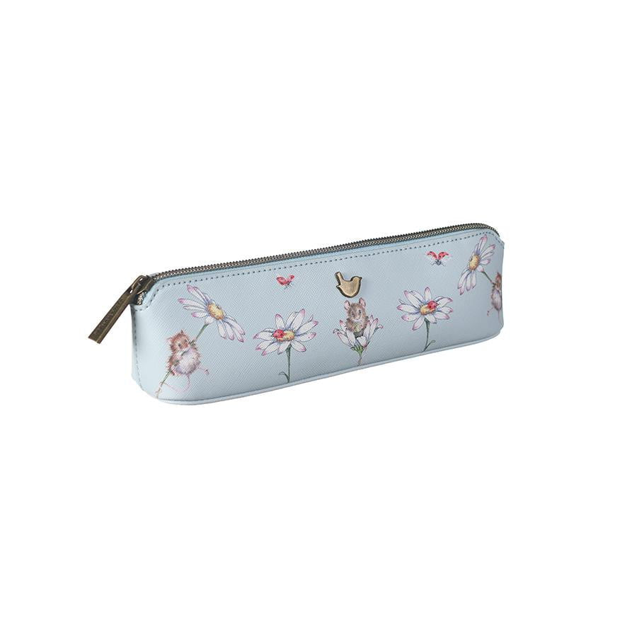 Wrendale Designs - 'Oops a Daisy' Mouse Brush Bag/ Pencil Case - Hothouse