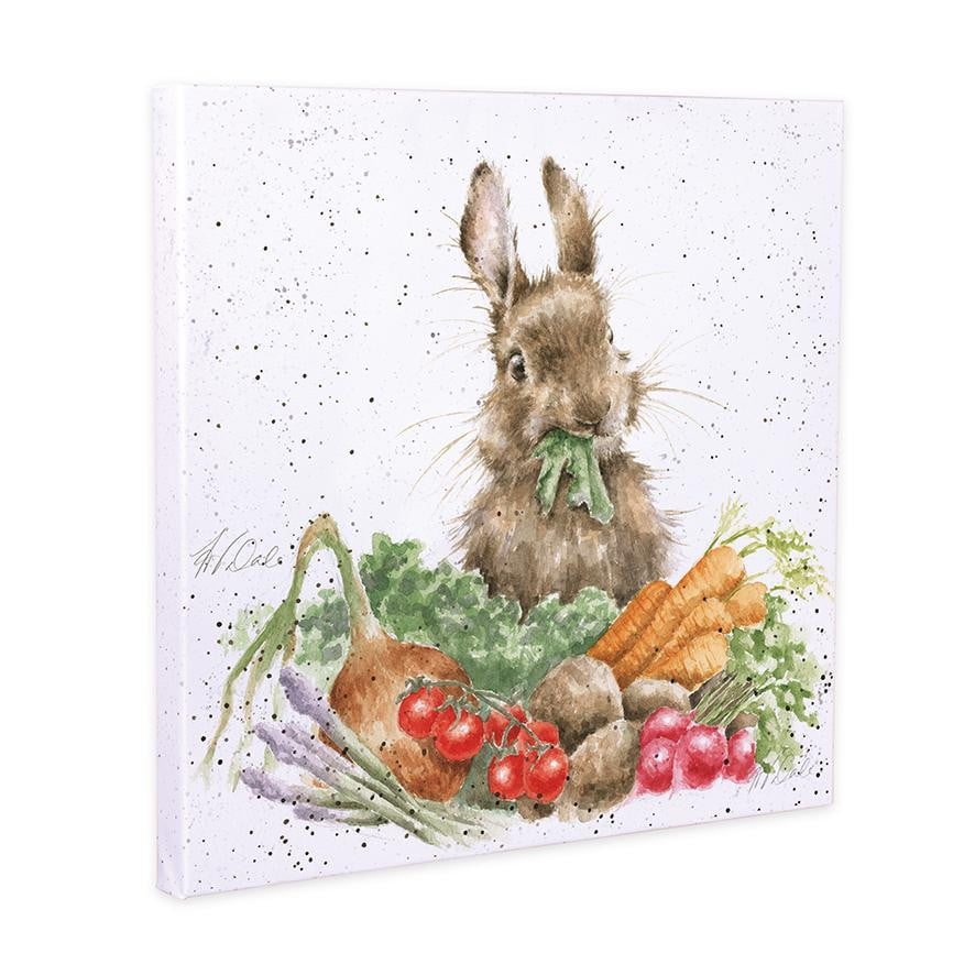 Wrendale Designs - 'Grow Your Own' Rabbit 20cm Canvas Print - Hothouse