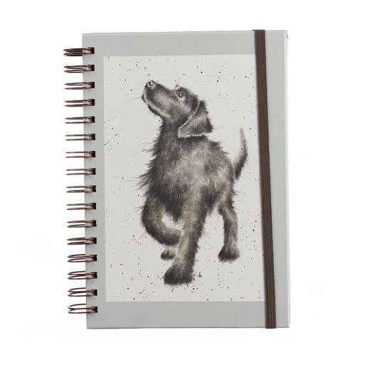 Wrendale Designs 'Walkies' Labrador A5 Spiral Notebook - Hothouse
