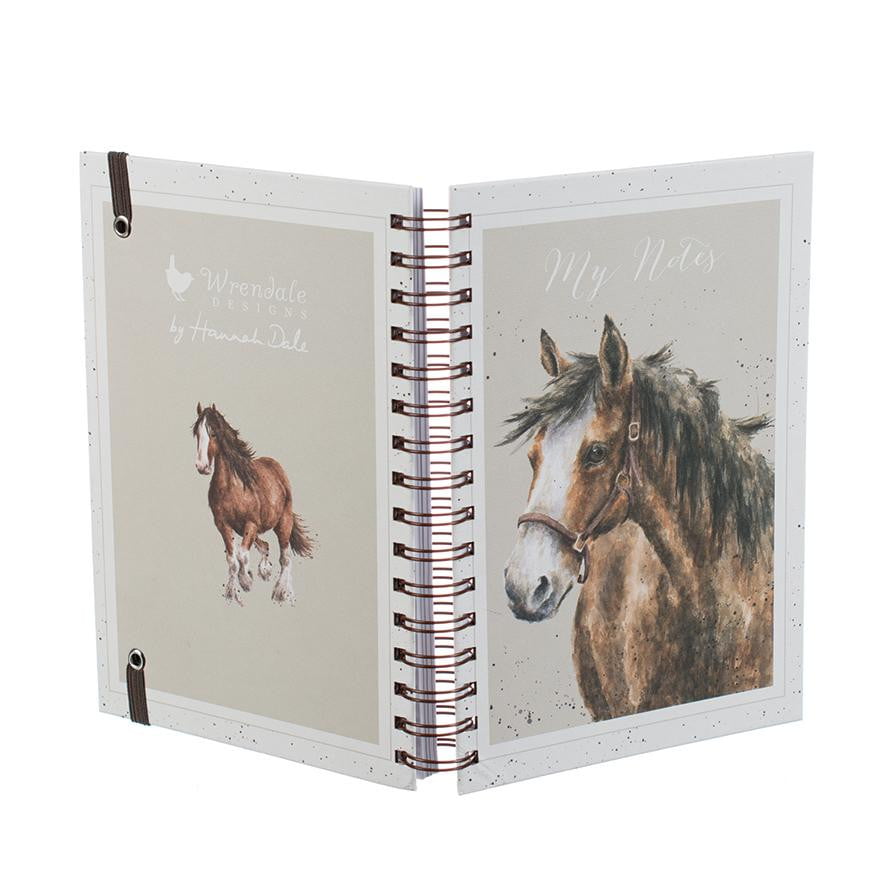 Wrendale Designs 'Spirit' Horse A5 Spiral Notebook - Hothouse