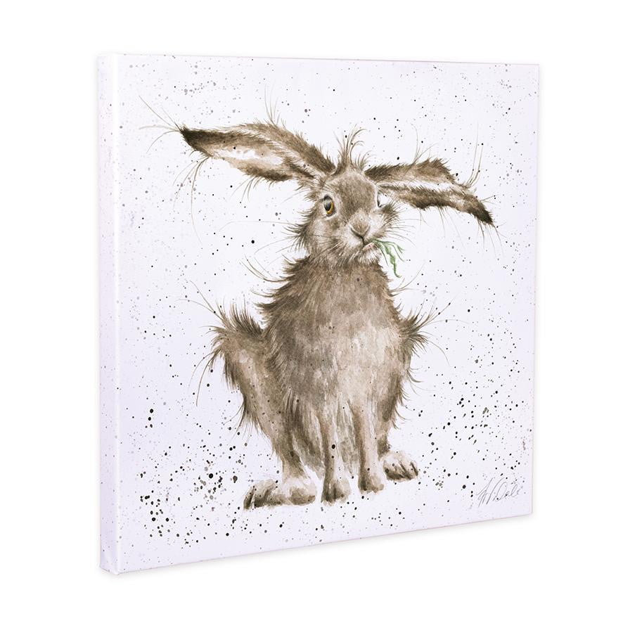 Wrendale Designs - 'Hare Brained' Hare 20cm Canvas Print - Hothouse