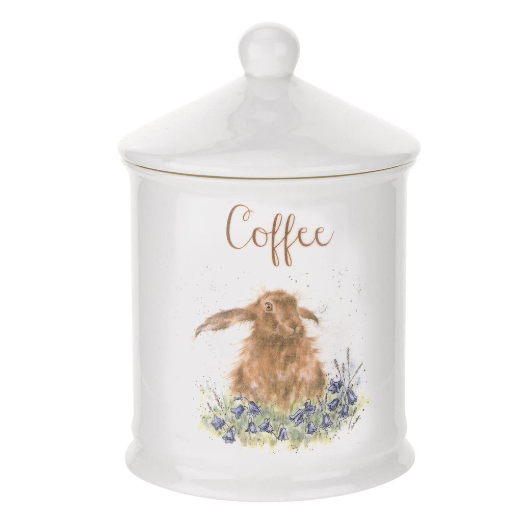 Wrendale Designs 'Bright Eyes' Hare Bone China Coffee Canister - Hothouse