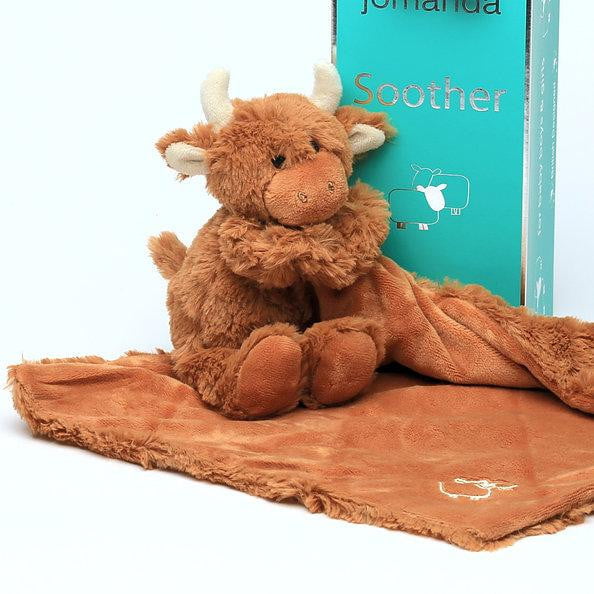 Jomanda Highland Coo Toy Soother - Hothouse