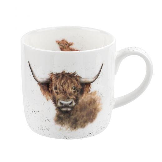 Wrendale Designs - Highland Cow Mug by Hannah Dale - Hothouse