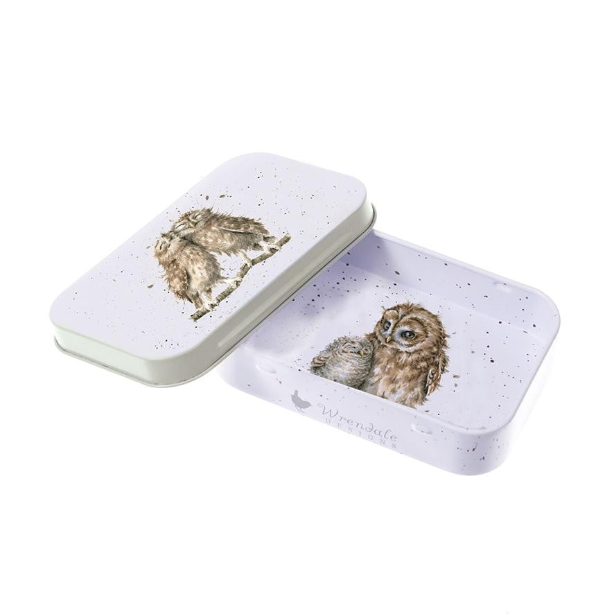 Wrendale Designs 'Birds of a Feather' Owl Keepsake Mini Gift Tin - Hothouse