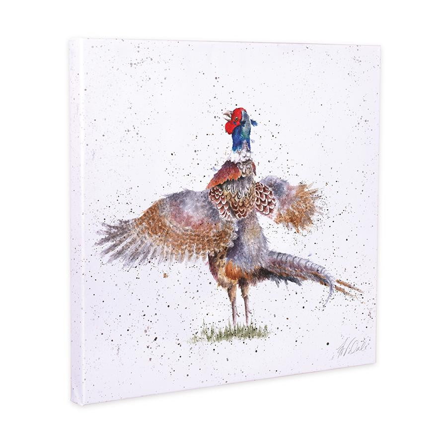 Wrendale Designs - 'Magnipheasant' Pheasant 20cm Canvas Print - Hothouse
