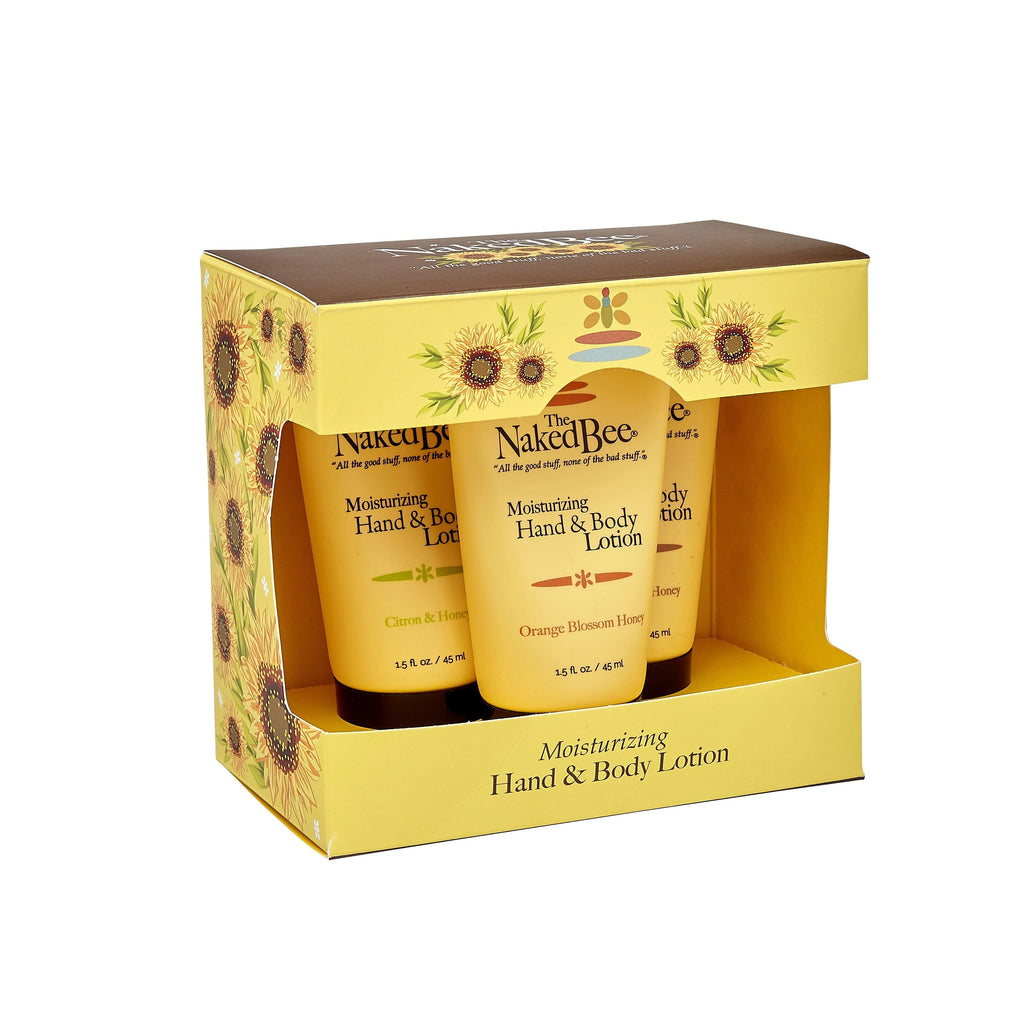 Naked Bee Hand and Body Lotion Trio - Hothouse