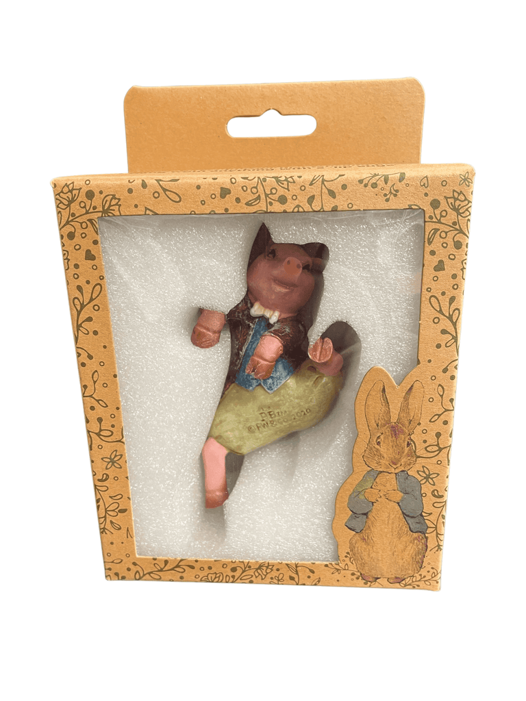 Beatrix Potter - Pigling Bland Pig Pot Buddy Hanging Ornament - Hothouse