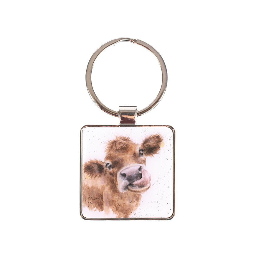 Wrendale Designs - Cow 'Mooo' Keyring - Hothouse