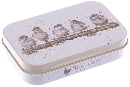 Wrendale Designs 'Chirpy Chaps' Sparrows Keepsake Mini Gift Tin - Hothouse