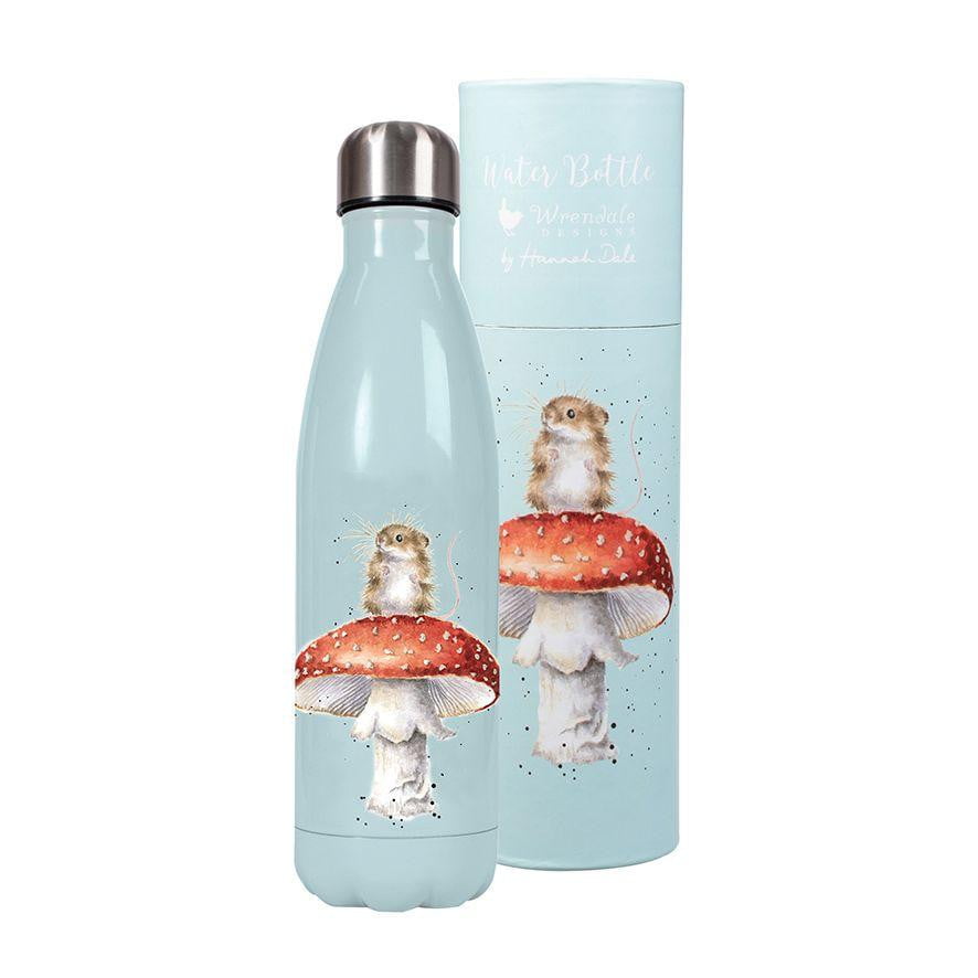 Wrendale Designs - 'He's a Fun-Gi' Mouse Water Bottle (500ml) - Hothouse