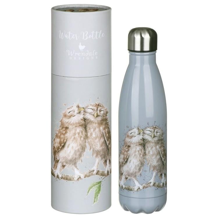 Wrendale Designs 'Birds of a Feather' Owl Water Bottle - Hothouse