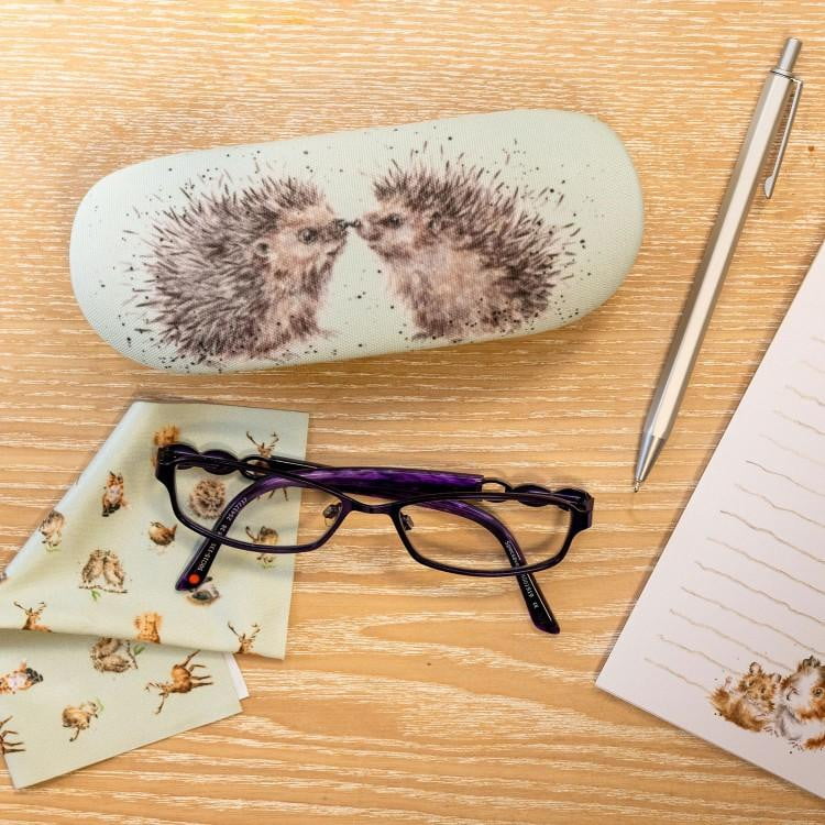Wrendale Designs - 'Hedgehugs' Hedgehog Glasses Case - Hothouse