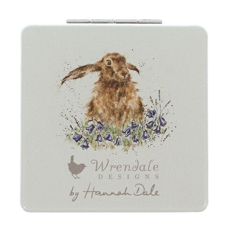 Wrendale Designs 'Hare Brained' Hare Compact Mirror - Hothouse