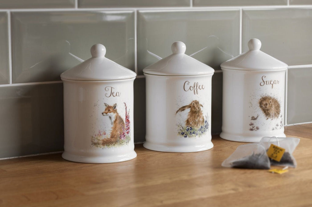 Wrendale Designs 'Prickly Encounter' Hedgehog Bone China Sugar Canister - Hothouse